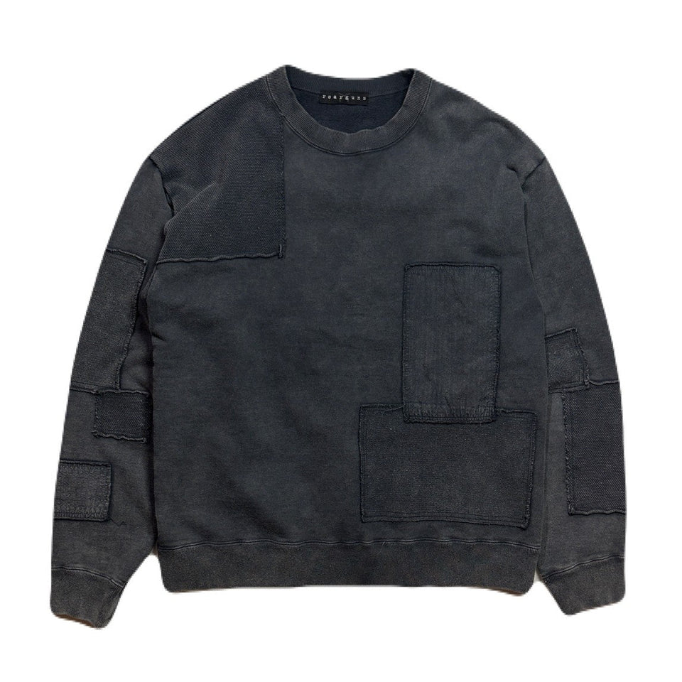 画像をギャラリービューアに読み込む, PATCHWORK SWEAT / BLACK