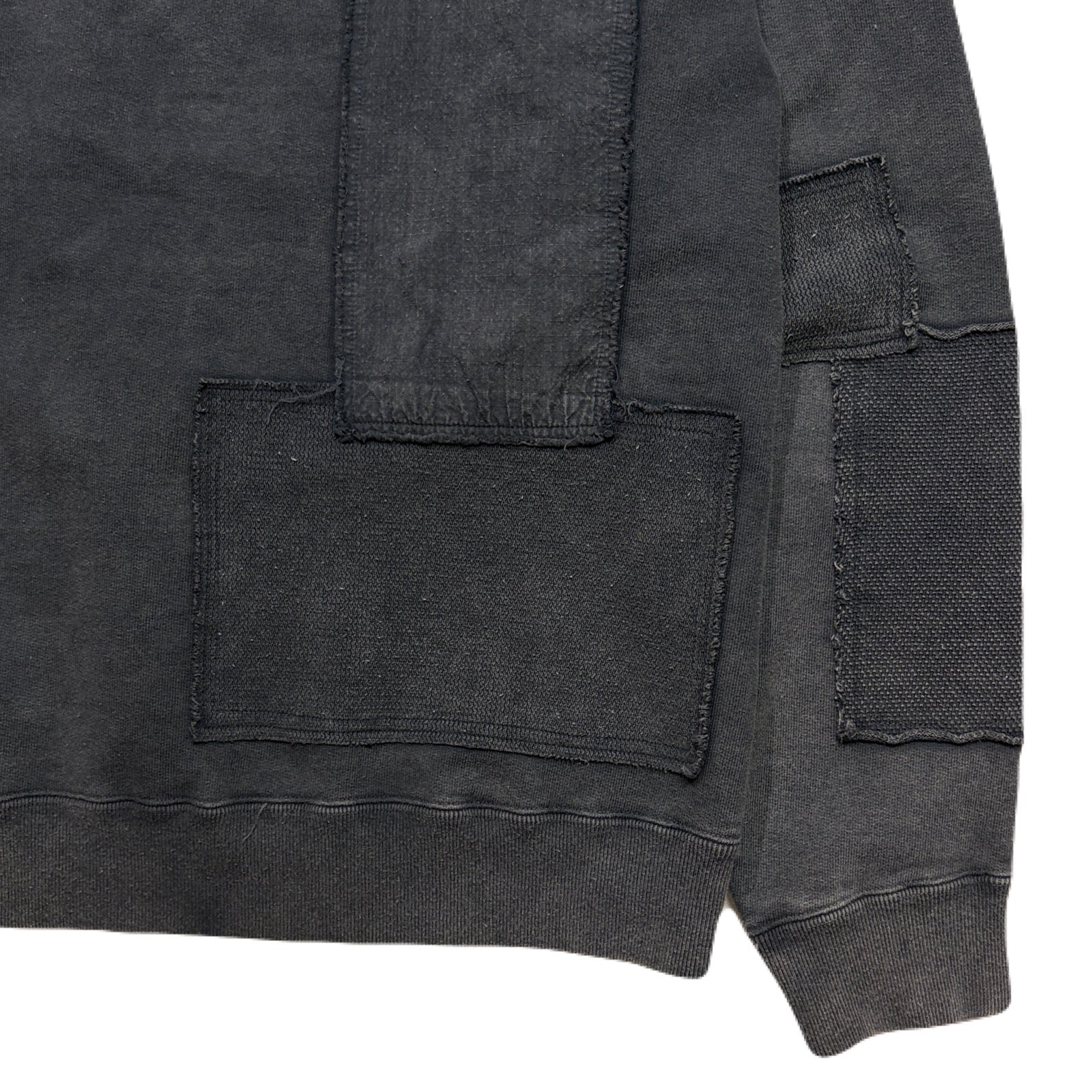 画像をギャラリービューアに読み込む, PATCHWORK SWEAT / BLACK