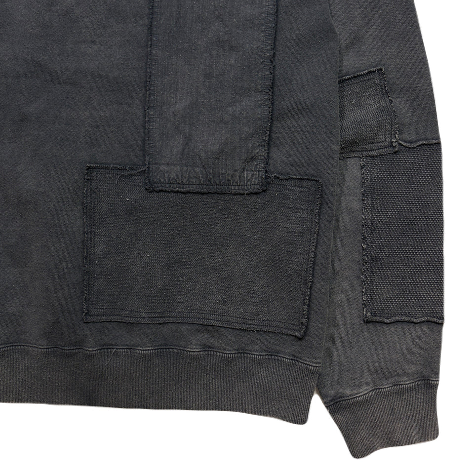 画像をギャラリービューアに読み込む, PATCHWORK SWEAT / BLACK