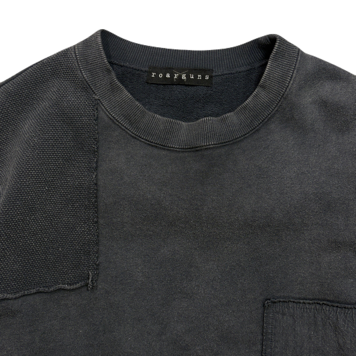 PATCHWORK SWEAT / BLACK