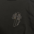 CROSS CRYSTAL L/S T-SHIRT / BLACK