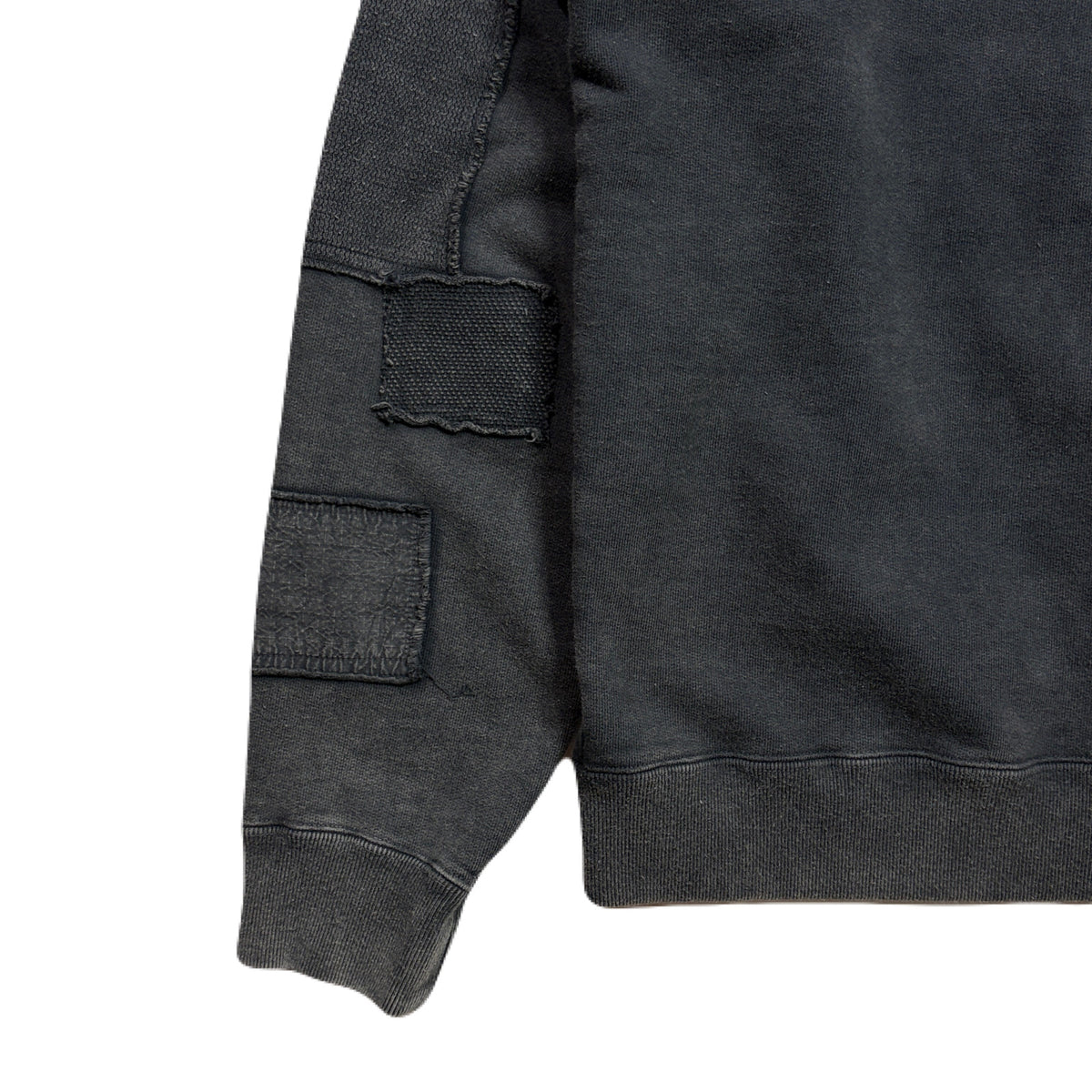 PATCHWORK SWEAT / BLACK