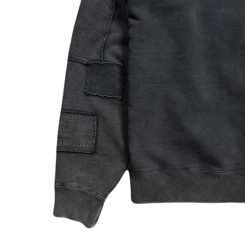 画像をギャラリービューアに読み込む, PATCHWORK SWEAT / BLACK