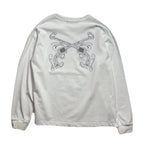 CROSSGUN METAL L/S T-SHIRT / WHITE