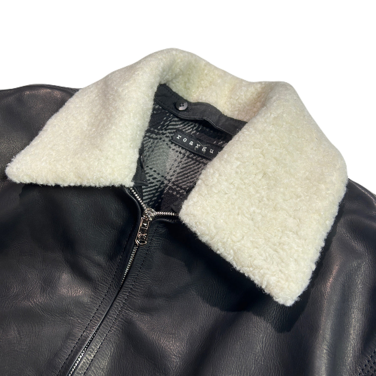 OIL WAX LEATHER JACKET / BLACK