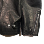 OIL WAX LEATHER JACKET / BLACK