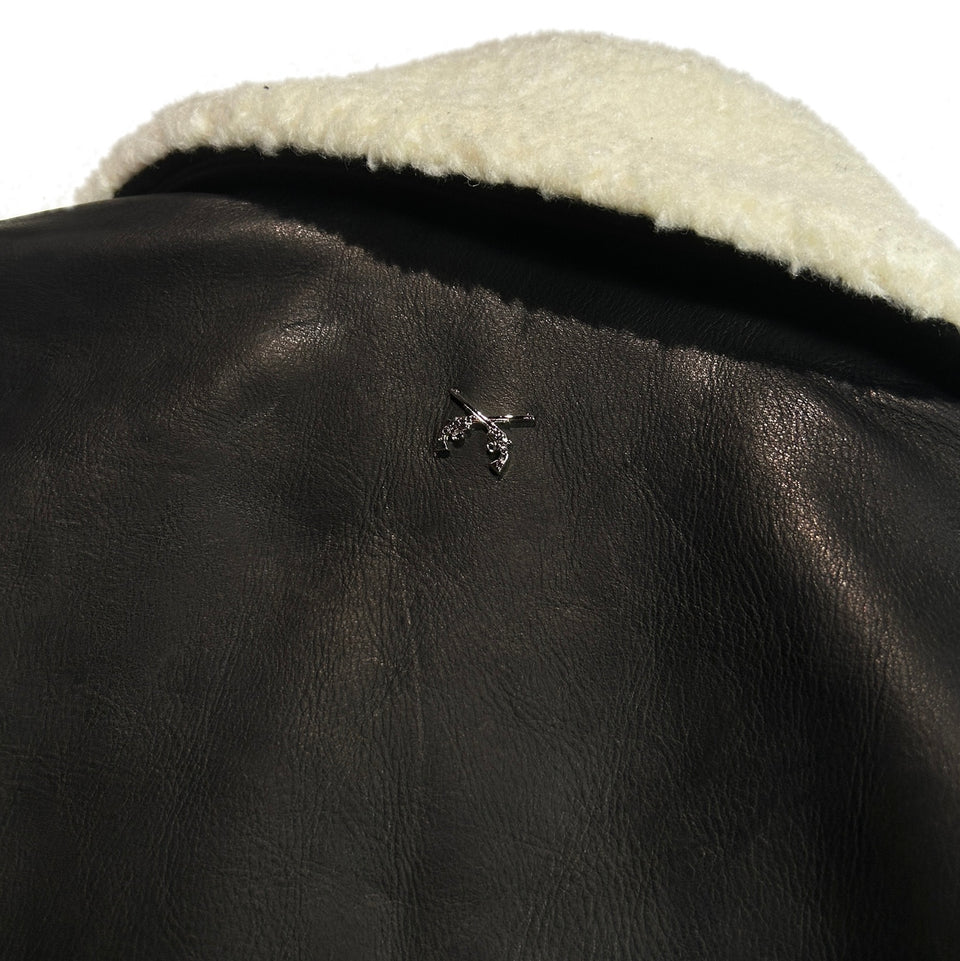 画像をギャラリービューアに読み込む, OIL WAX LEATHER JACKET / BLACK