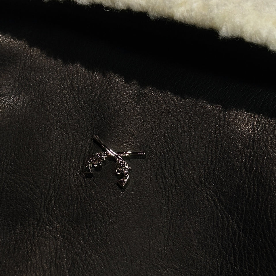 画像をギャラリービューアに読み込む, OIL WAX LEATHER JACKET / BLACK