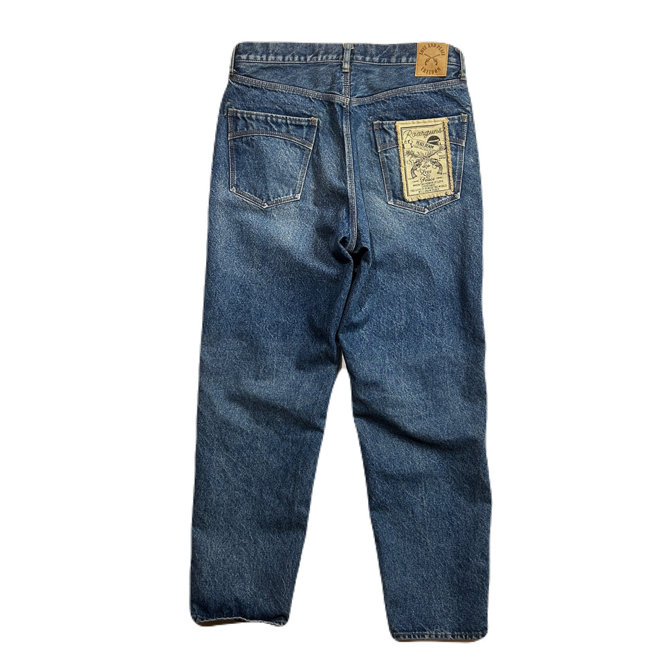 画像をギャラリービューアに読み込む, STONE BIO CRYSTAL DENIM PANTS  / INDIGO