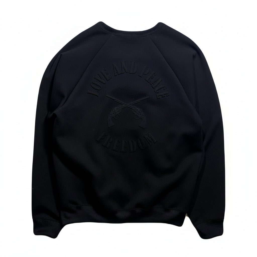 RAZORCUT CROSSGUN SWEAT / BLACK