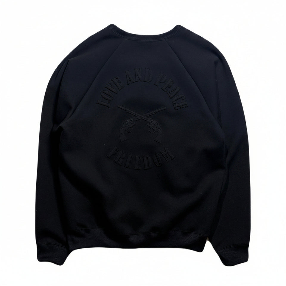 Load image into Gallery viewer, RAZORCUT CROSSGUN SWEAT / BLACK