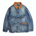 SPIDER JAQUARD DENIM JACKET / BLUE