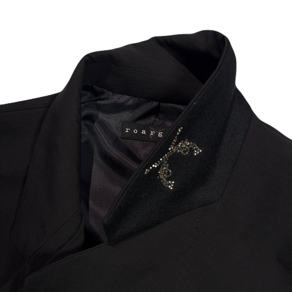 画像をギャラリービューアに読み込む, STRETCH COAT CROSSGUN CRYSTAL / BLACK