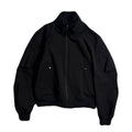 STRETCH ZIP JACKET / BLACK