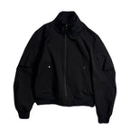 STRETCH ZIP JACKET / BLACK
