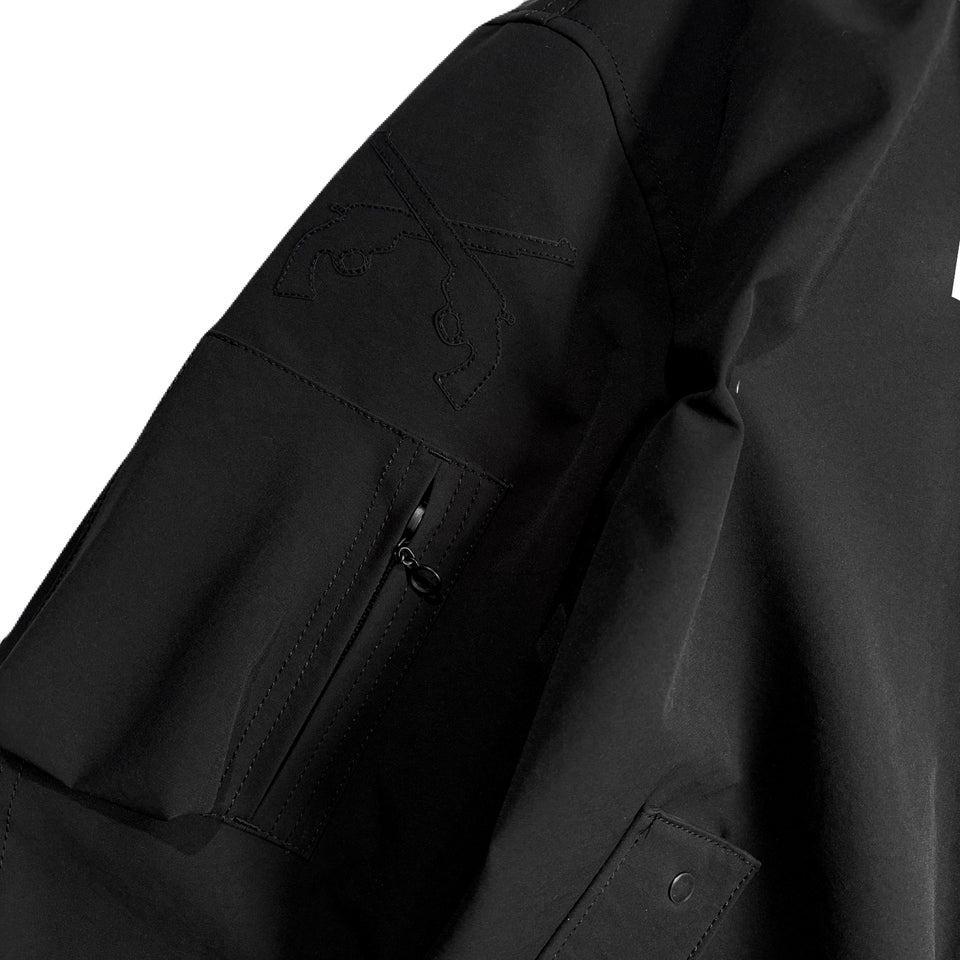 Load image into Gallery viewer, STRETCH ZIP JACKET / BLACK