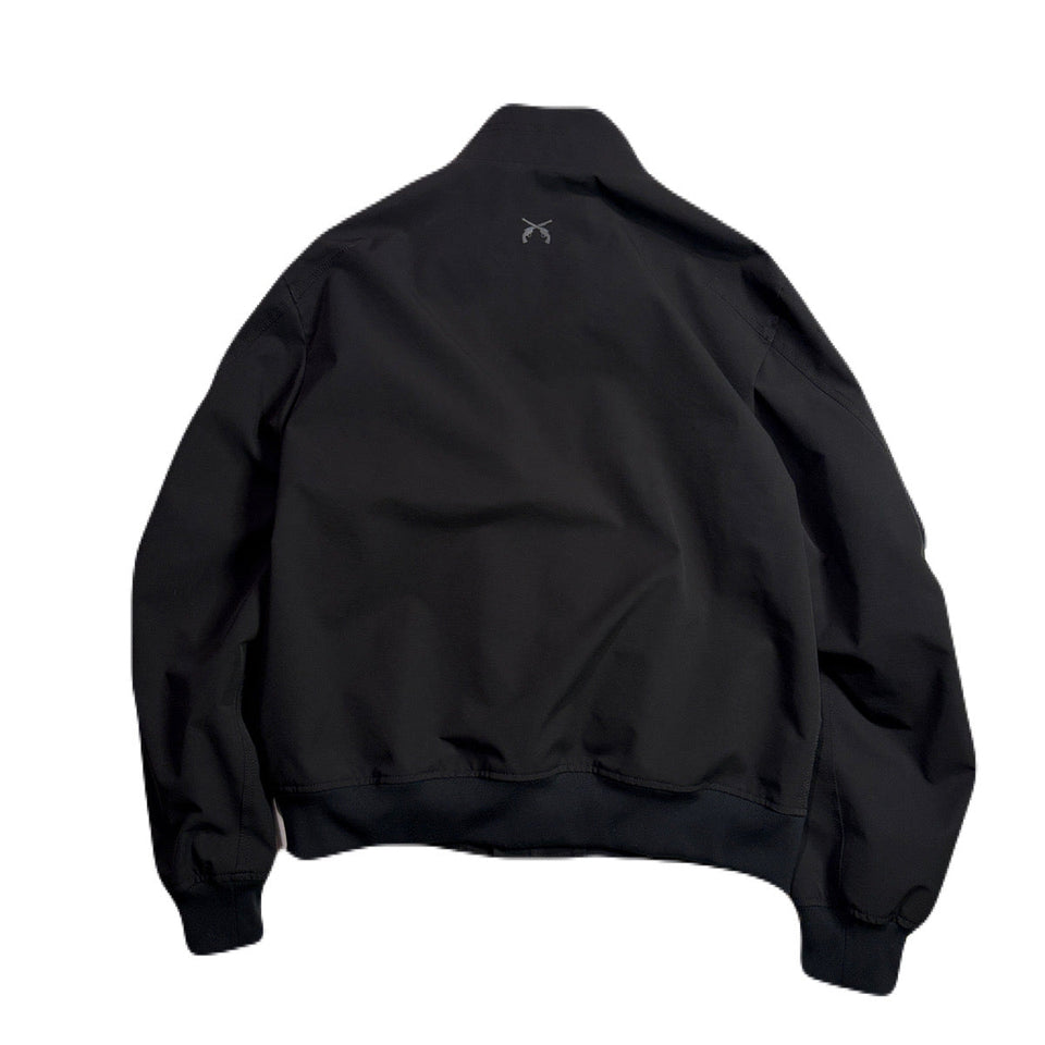 Load image into Gallery viewer, STRETCH ZIP JACKET / BLACK