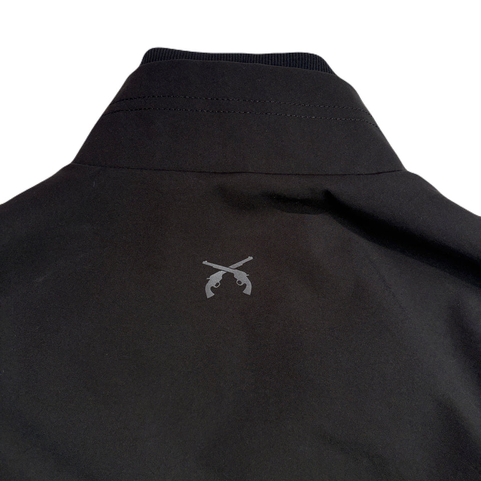 Load image into Gallery viewer, STRETCH ZIP JACKET / BLACK