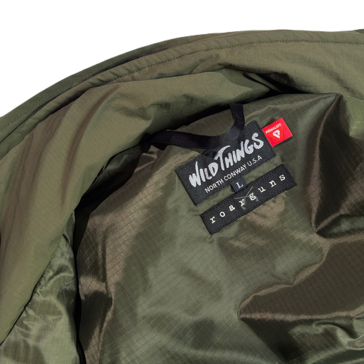 roarguns × WILD THINGS SHORT MONSTER PARKA (PLAIN) / KHAKI