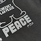 RE-STOCK CHEEKEY PRINT L/S T-SHIRT / BLACK