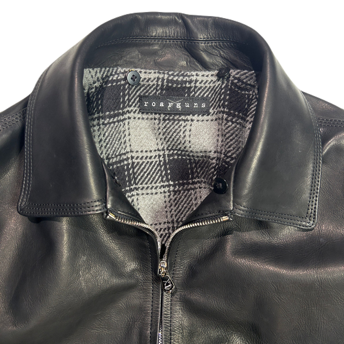 OIL WAX LEATHER JACKET / BLACK