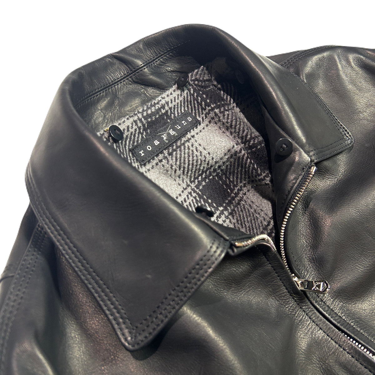 OIL WAX LEATHER JACKET / BLACK