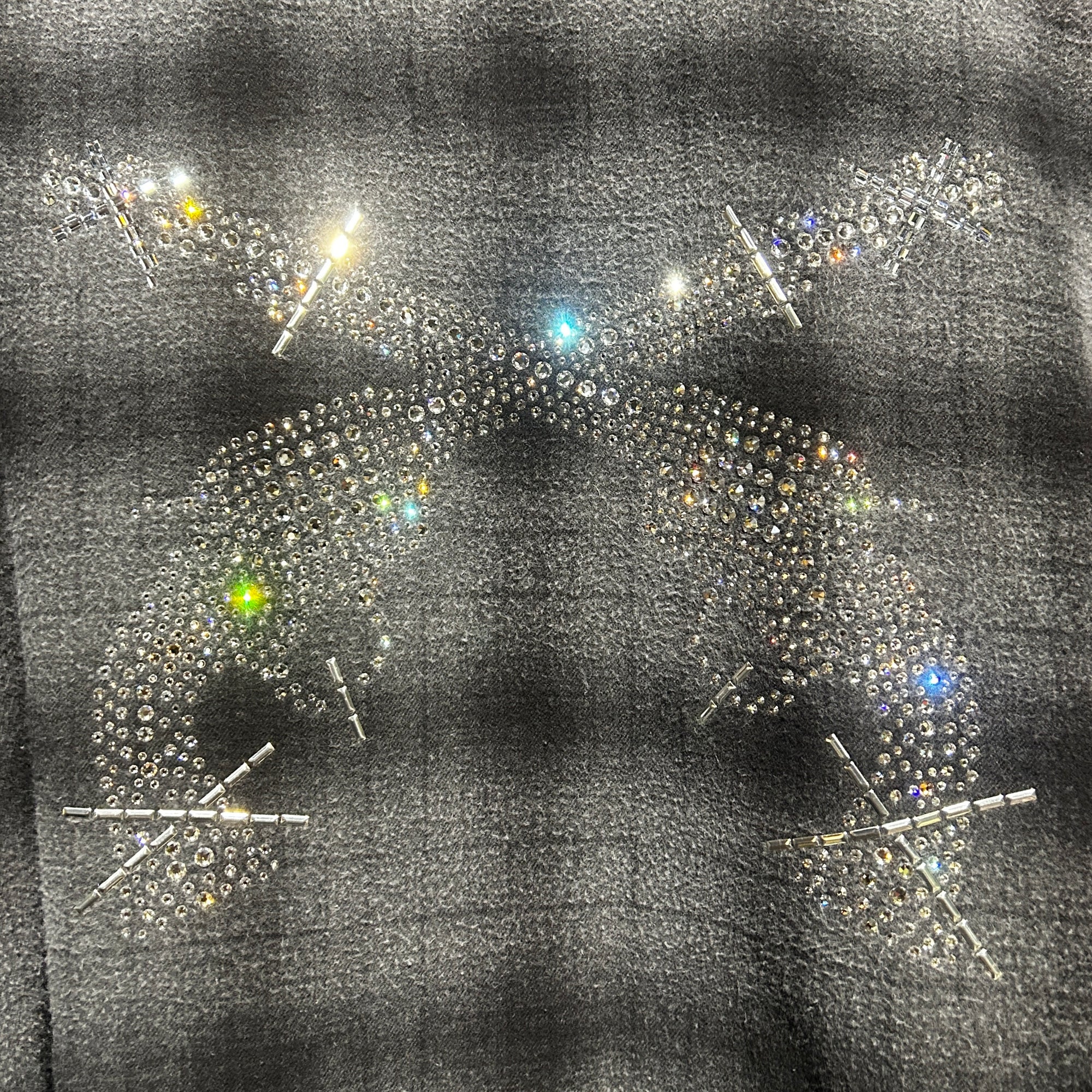 画像をギャラリービューアに読み込む, SHGGY CHECK SHIRT CRYSTAL / BLACK
