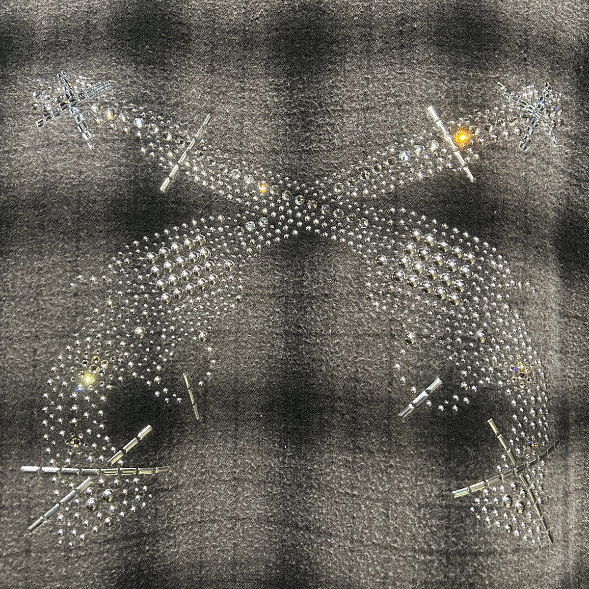 SHGGY CHECK SHIRT METAL / BRONN