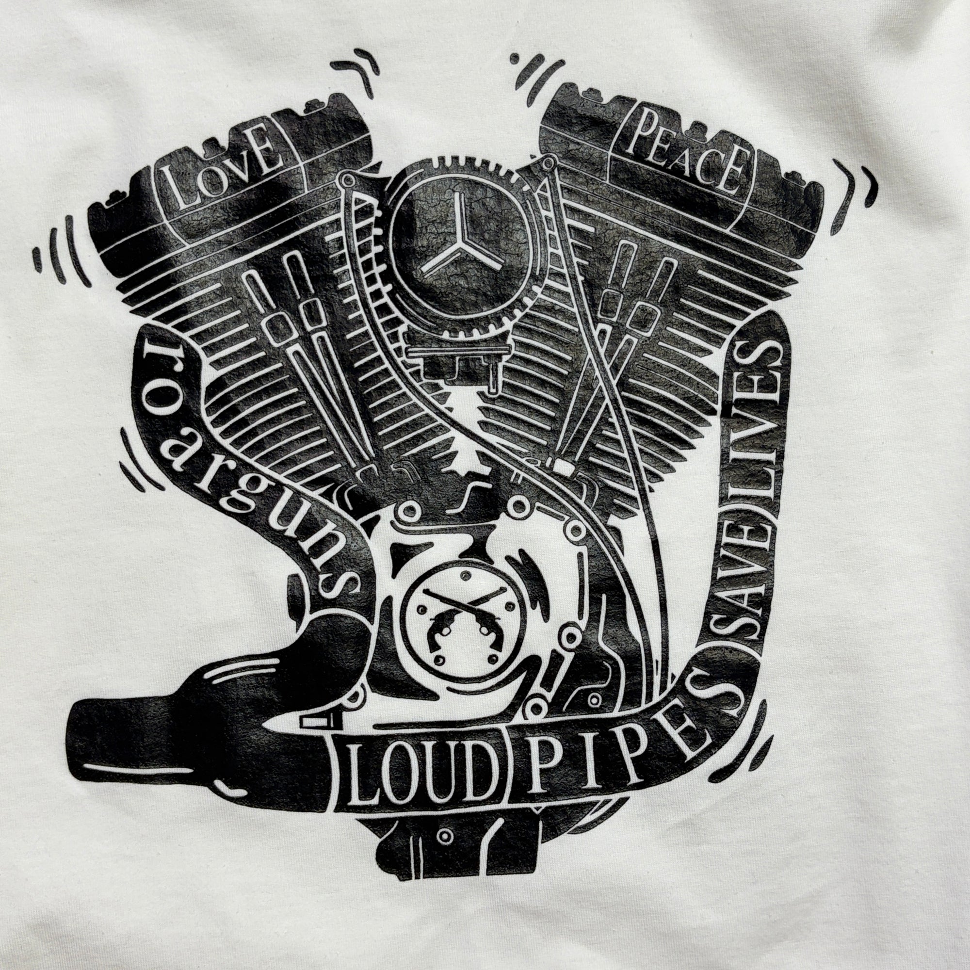 Load image into Gallery viewer, ORGANIC COTTON ENGINE T-SHIRT / WHITE