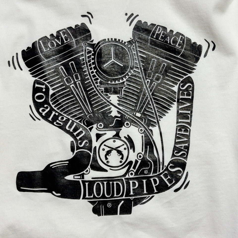 Load image into Gallery viewer, ORGANIC COTTON ENGINE T-SHIRT / WHITE