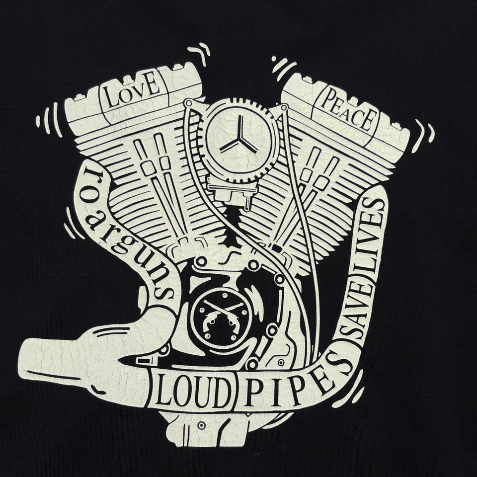 Load image into Gallery viewer, ORGANIC COTTON ENGINE T-SHIRT / BLACK