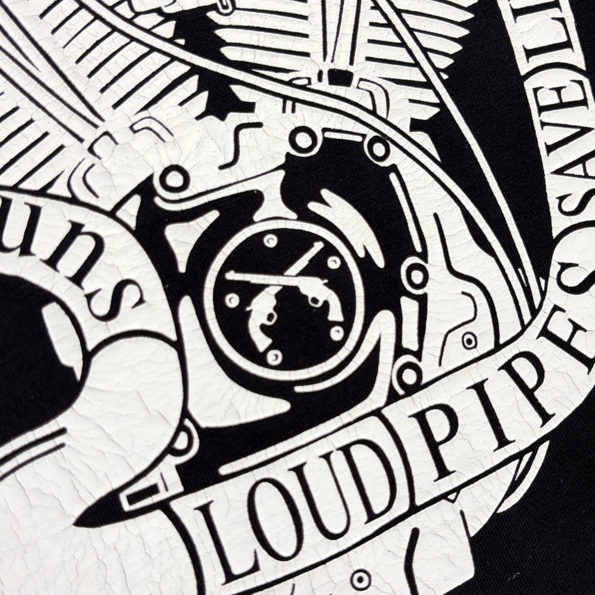 ORGANIC COTTON ENGINE T-SHIRT / BLACK