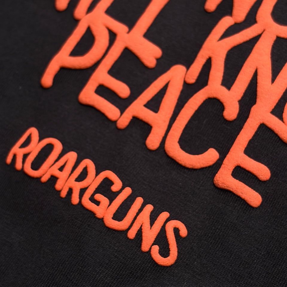 将图片加载到图库查看器，ORGANIC COTTON MESSAGE T-SHIRT / BLACK