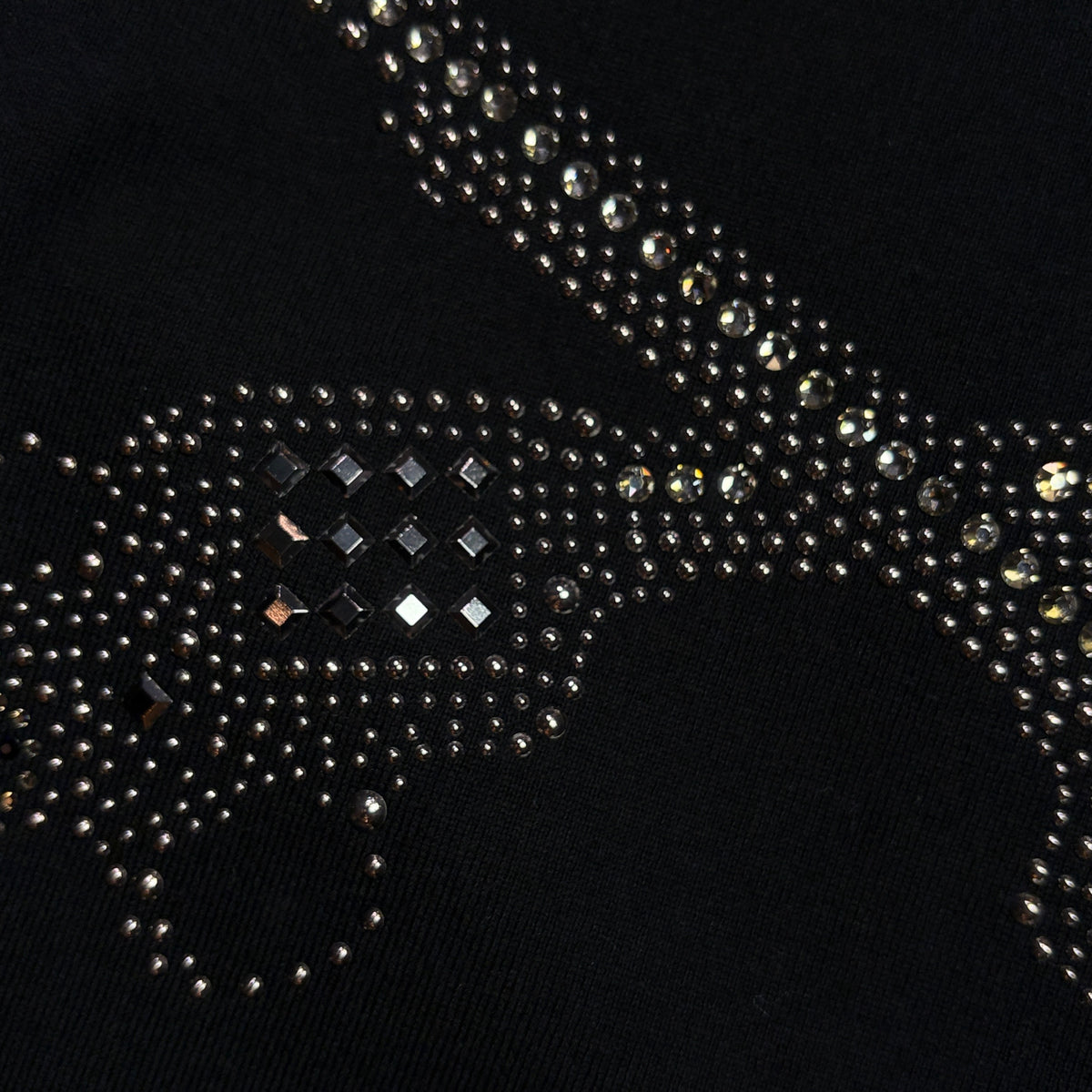 RE-STOCK ARCHIVE METAL CRYSTAL CROSSGUN T-SHIRT / BLACK