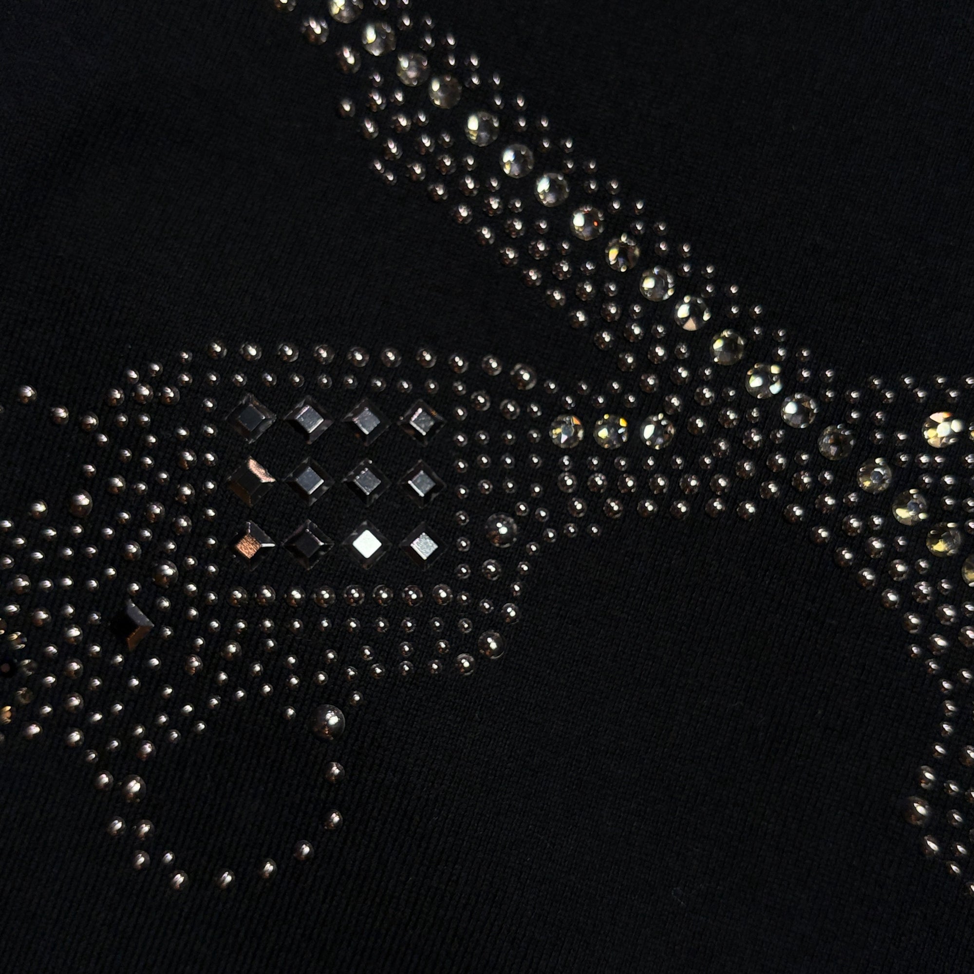 画像をギャラリービューアに読み込む, ARCHIVE METAL CRYSTAL CROSSGUN T-SHIRT / BLACK