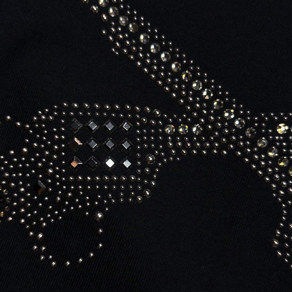 画像をギャラリービューアに読み込む, ARCHIVE METAL CRYSTAL CROSSGUN T-SHIRT / BLACK