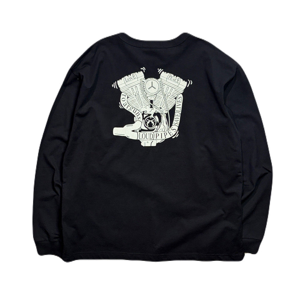 Load image into Gallery viewer, ORGANIC COTTON ENGINE T-SHIRT / BLACK