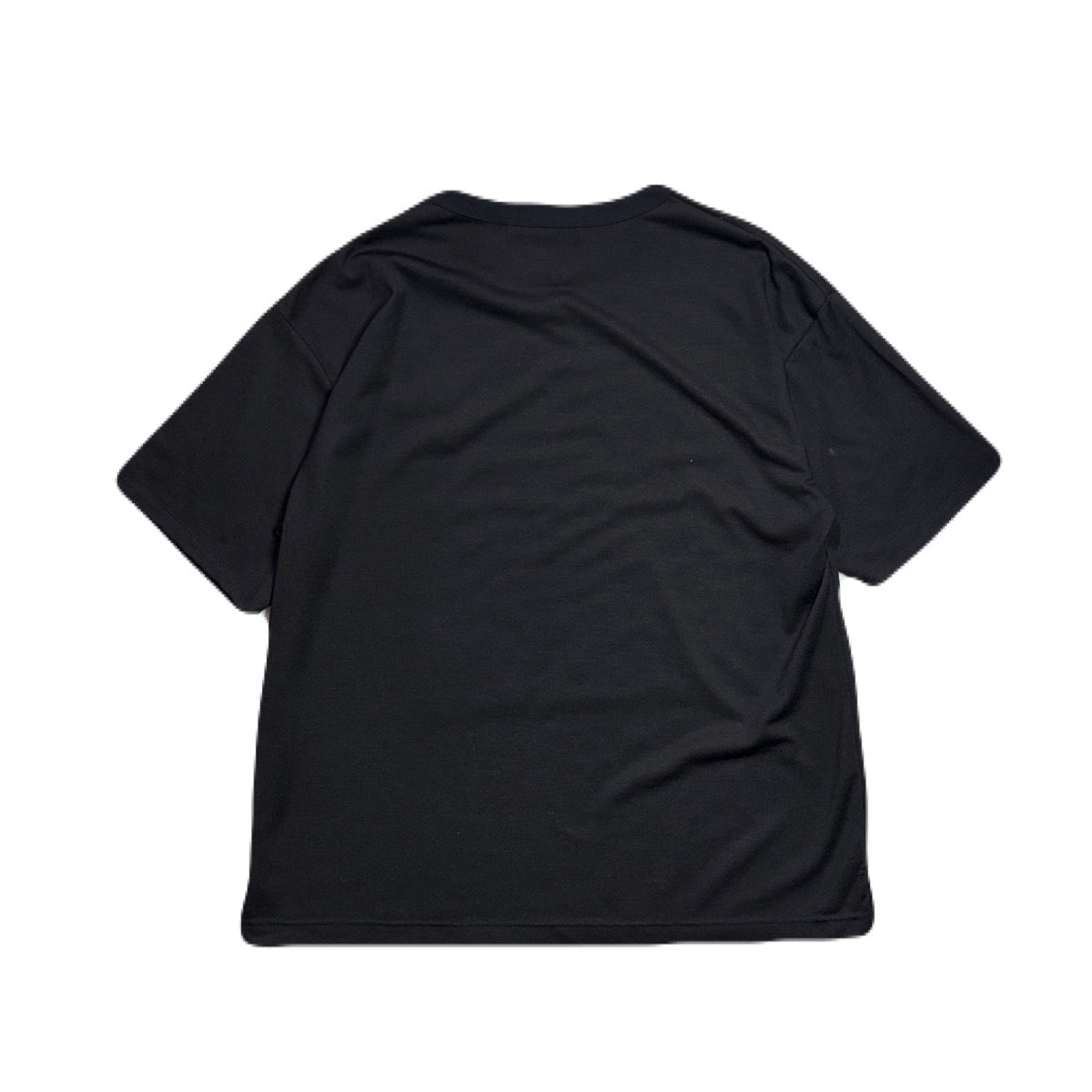 画像をギャラリービューアに読み込む, WOOL JERSEY SMILE SWAROVSKI T-SHIRT / BLACK