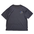 WOOL JERSEY SMILE SWAROVSKI T-SHIRT / GRAY