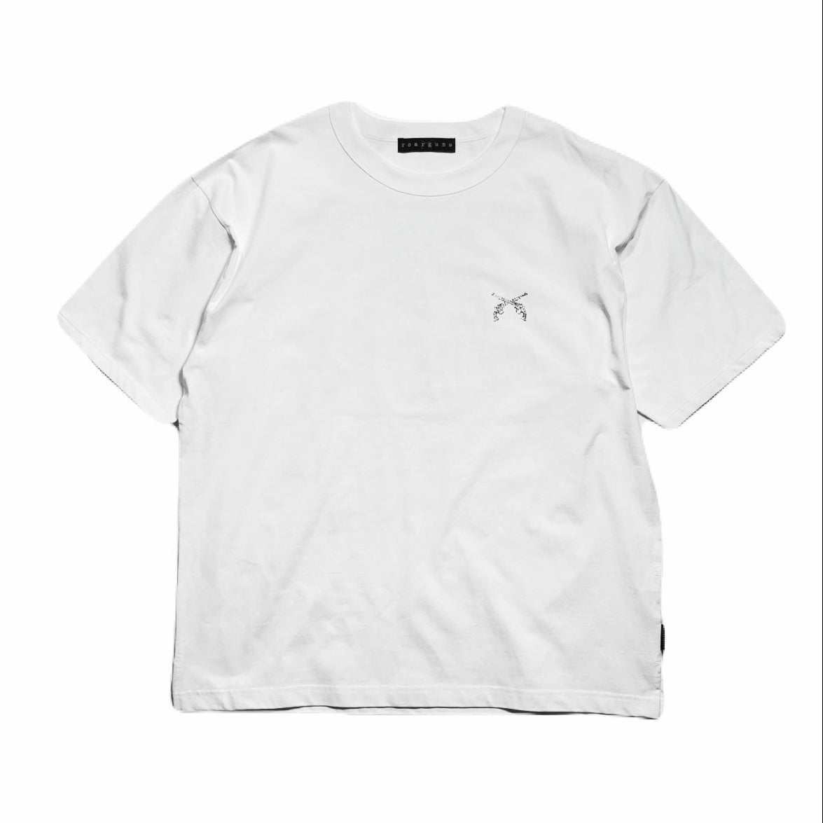 画像をギャラリービューアに読み込む, ORGANIC COTTON MESSAGE T-SHIRT / WHITE