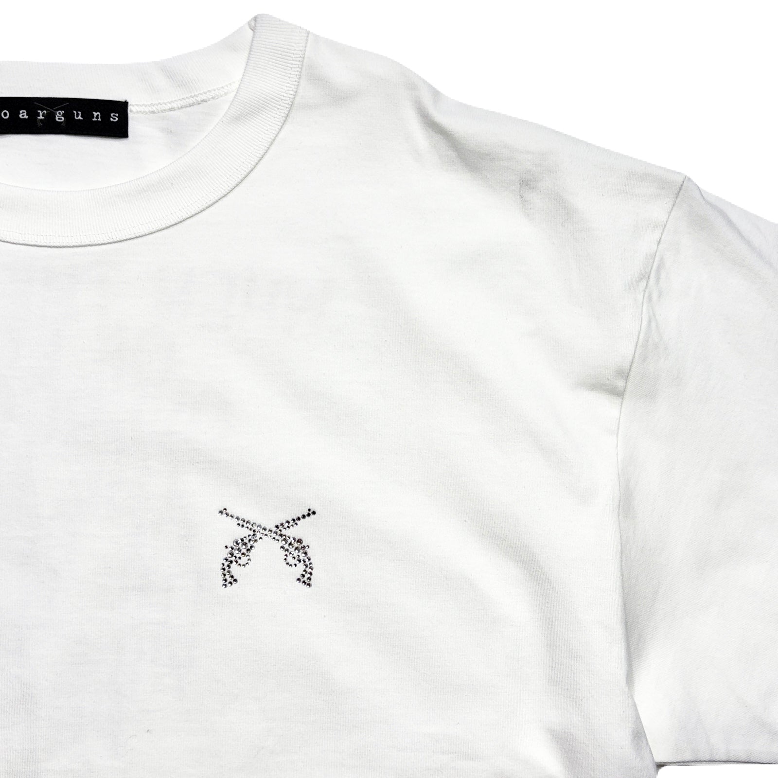 画像をギャラリービューアに読み込む, ORGANIC COTTON MESSAGE T-SHIRT / WHITE