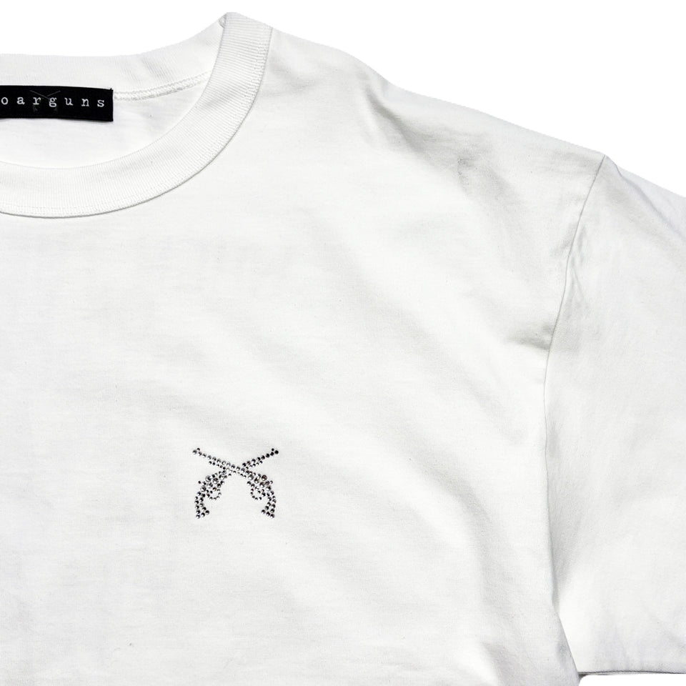 画像をギャラリービューアに読み込む, ORGANIC COTTON MESSAGE T-SHIRT / WHITE