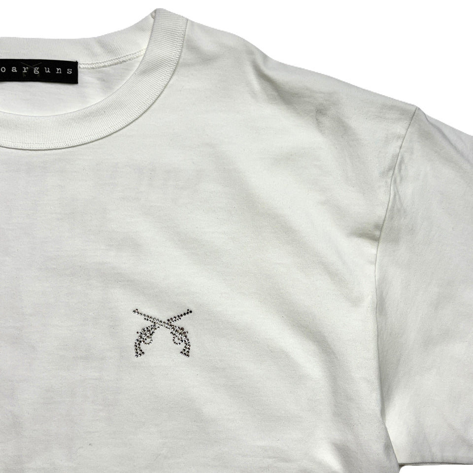 画像をギャラリービューアに読み込む, ORGANIC COTTON MESSAGE T-SHIRT / WHITE
