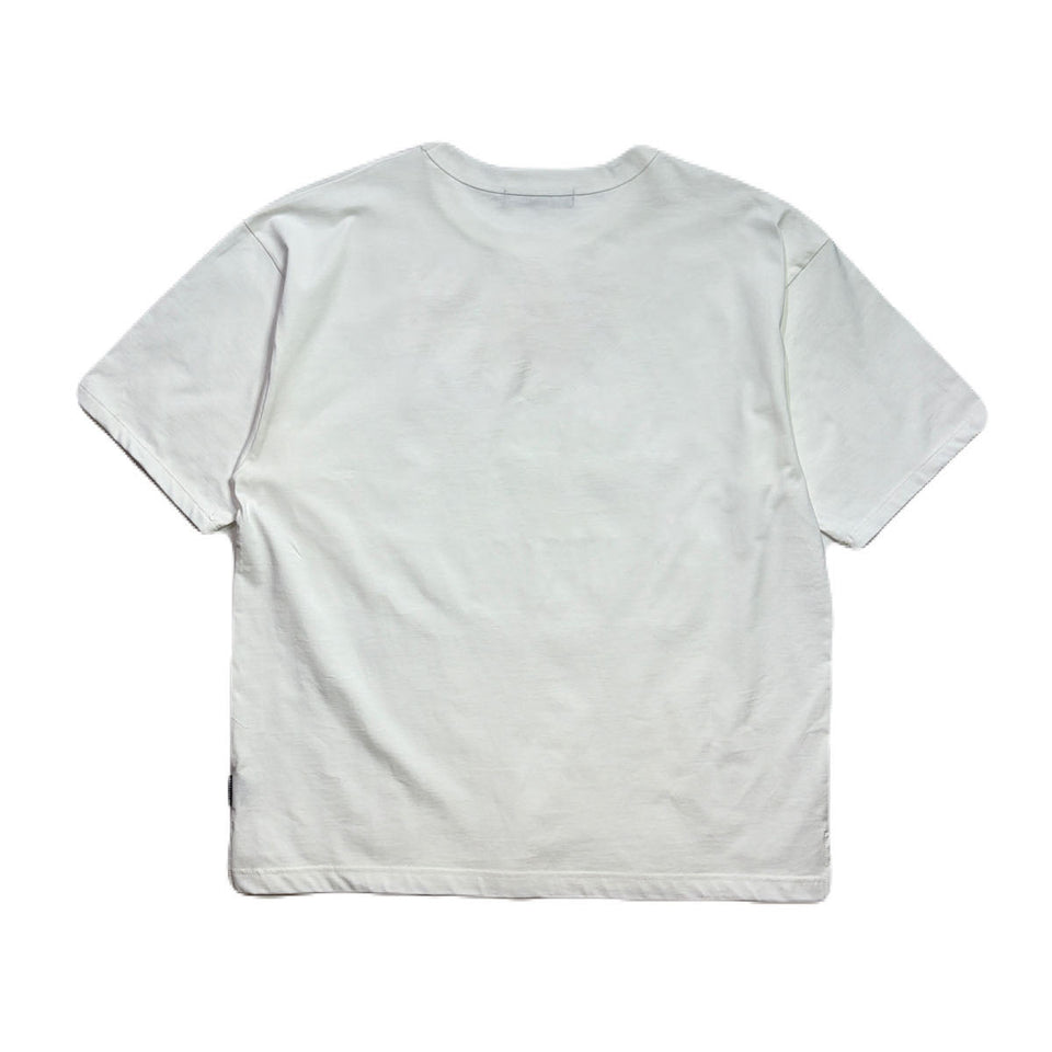 将图片加载到图库查看器，LA FAR PRINT T-SHIRT / WHITE