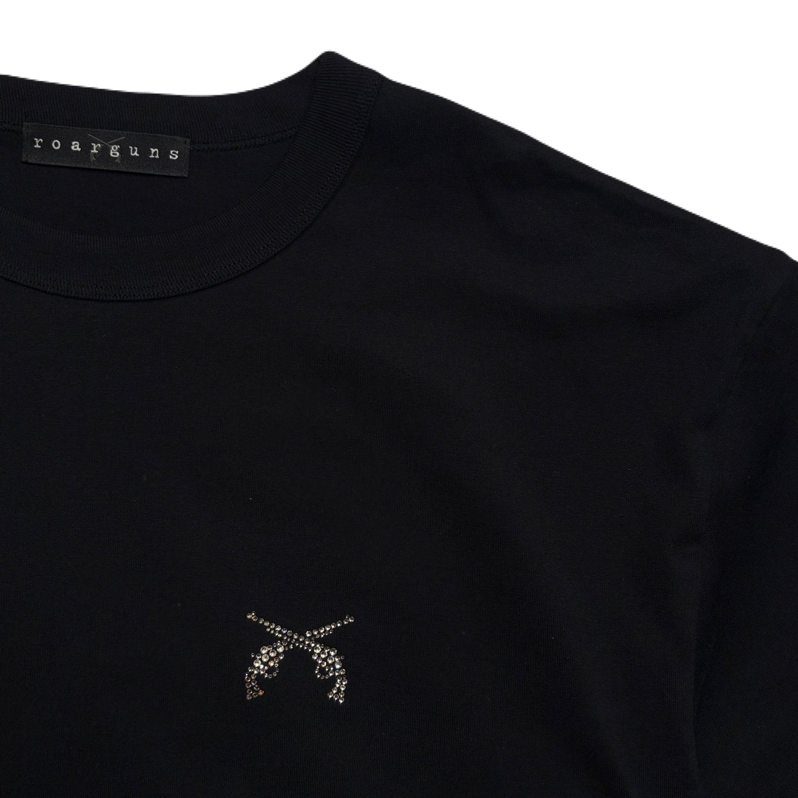 将图片加载到图库查看器，ORGANIC COTTON MESSAGE T-SHIRT / BLACK