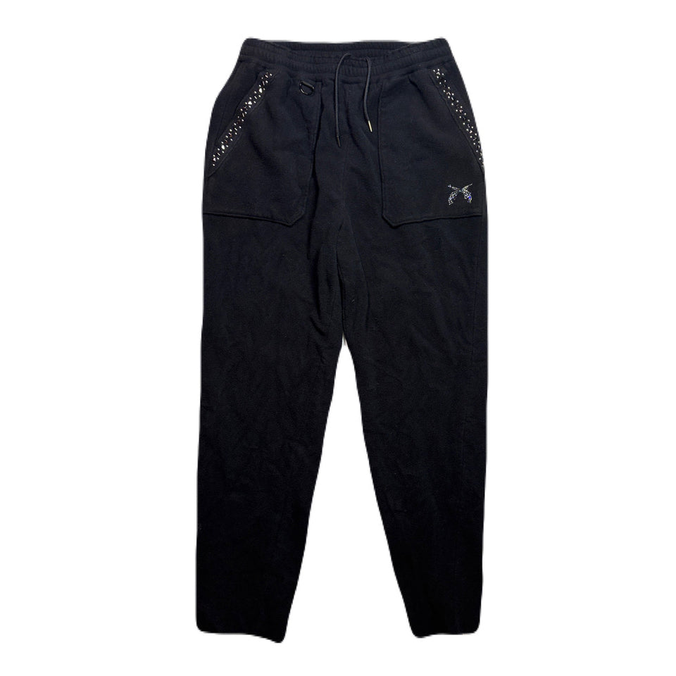 画像をギャラリービューアに読み込む, FLEECE STUDZ PANTS CROSSGUN CRYSTAL / BLACK