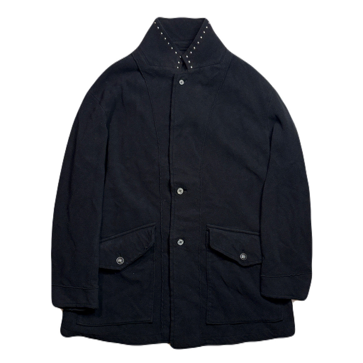 画像をギャラリービューアに読み込む, FLEECE STUDZ JACKET CROSSGUN CRYSTAL / BLACK