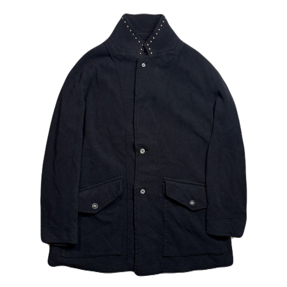 画像をギャラリービューアに読み込む, FLEECE STUDZ JACKET CROSSGUN CRYSTAL / BLACK