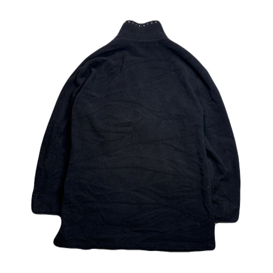 画像をギャラリービューアに読み込む, FLEECE STUDZ JACKET CROSSGUN CRYSTAL / BLACK