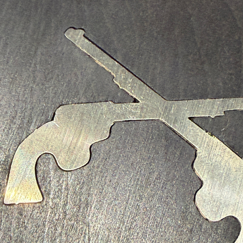 画像をギャラリービューアに読み込む, CROSSGUN WOOD COASTER
